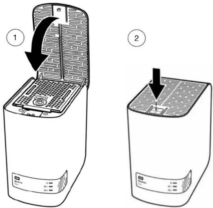 WESTERN DIGITAL My Book Duo WDBLWE0160JCH - Removing and Replacing the Drive - 8