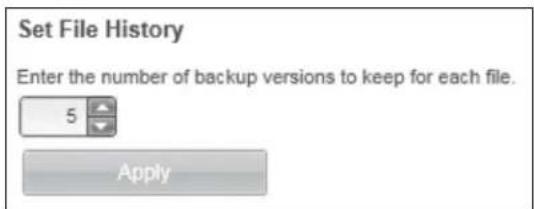 WESTERN DIGITAL My Book Duo WDBLWE0160JCH - Specifying the Number of Backup Versions - 1