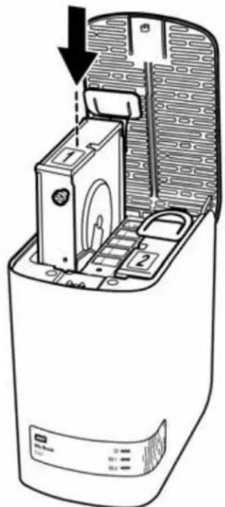 WESTERN DIGITAL My Book Duo WDBLWE0160JCH - Removing and Replacing the Drive - 6