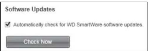 WESTERN DIGITAL My Book Duo WDBLWE0160JCH - Checking for Software Updates - 1