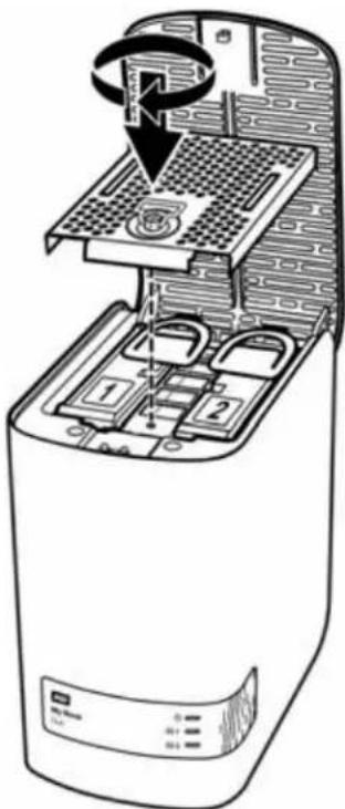 WESTERN DIGITAL My Book Duo WDBLWE0160JCH - Removing and Replacing the Drive - 7