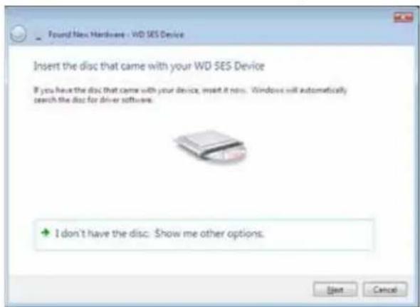 WESTERN DIGITAL My Book Duo WDBLWE0160JCH - Installing the Driver Manually - 3