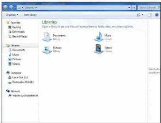WESTERN DIGITAL My Cloud Mirror WDBWVZ0160JWT - Open Windows Explorer or Mac Finder. - 1