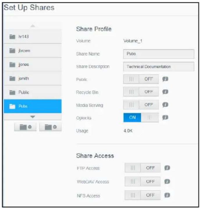 WESTERN DIGITAL My Cloud Mirror WDBWVZ0160JWT - Creating a New Share - 2