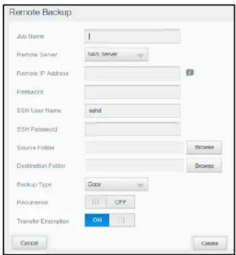 WESTERN DIGITAL My Cloud Mirror WDBWVZ0160JWT - Creating a Remote Backup - 2