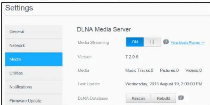 WESTERN DIGITAL My Cloud Mirror WDBWVZ0160JWT - Enabling DLNA - 1