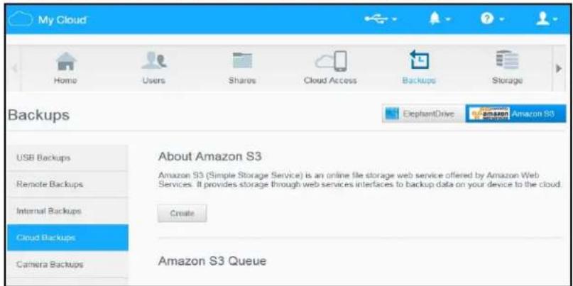 WESTERN DIGITAL My Cloud Mirror WDBWVZ0160JWT - Enabling an Amazon S3 Cloud Backup - 1