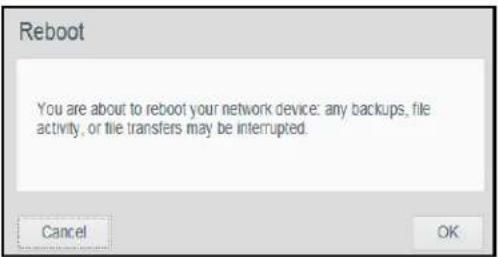 WESTERN DIGITAL My Cloud WDBCTL0080HWT - To reboot your device: - 1