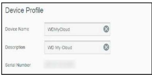 WESTERN DIGITAL My Cloud WDBCTL0080HWT - Device Profile - 1
