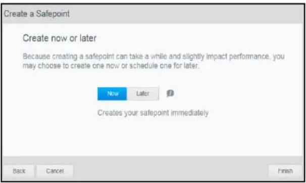 WESTERN DIGITAL My Cloud WDBCTL0080HWT - To create a safepoint for your My Cloud device: - 7