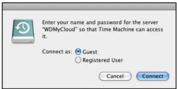 WESTERN DIGITAL My Cloud WDBCTL0080HWT - To set up Time Machine to back up files to your My Cloud device: - 5