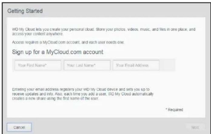 WESTERN DIGITAL My Cloud WDBCTL0080HWT - Getting Started Using the Dashboard - 2