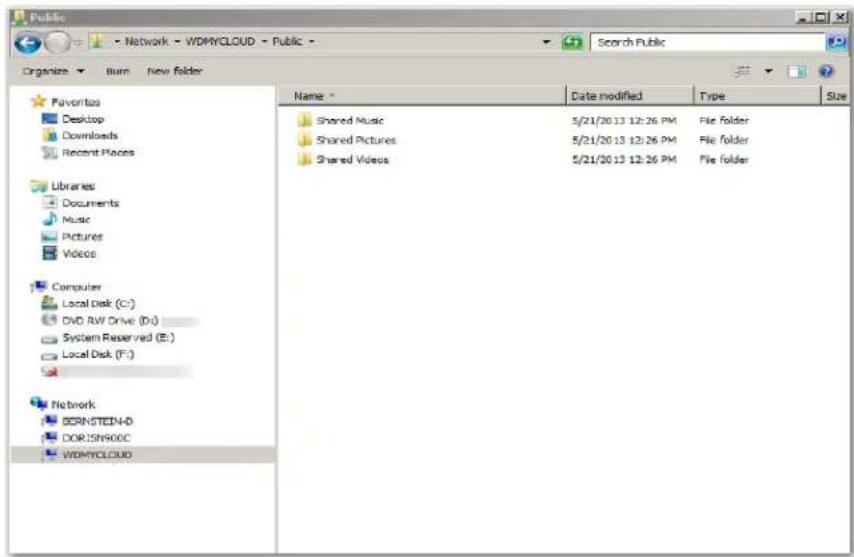 WESTERN DIGITAL My Cloud WDBCTL0080HWT - Using Windows XP/Vista/Windows 7 - 1