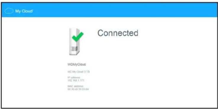 WESTERN DIGITAL My Cloud WDBCTL0080HWT - Connecting to the Network and Creating a Personal Cloud - 2