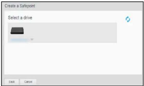 WESTERN DIGITAL My Cloud WDBCTL0080HWT - To create a safepoint for your My Cloud device: - 4
