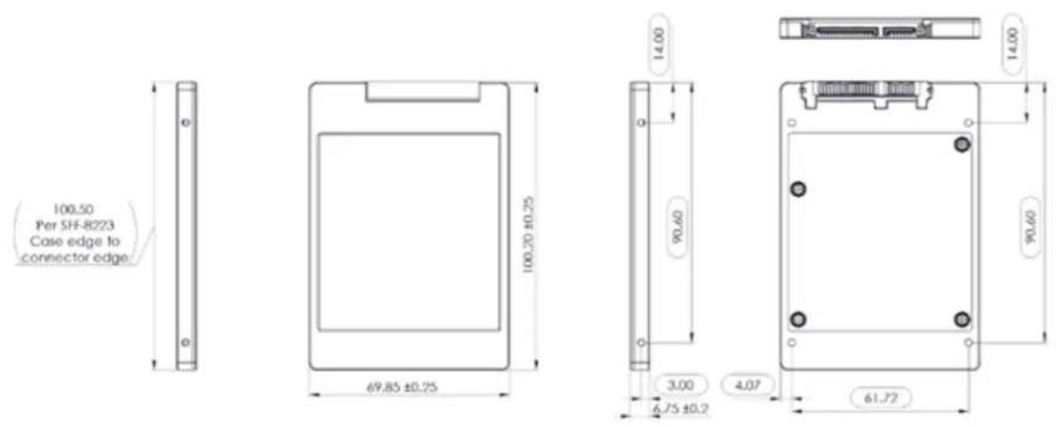 WESTERN DIGITAL Blue WDS250G2B0B - Parameter Specification - 2