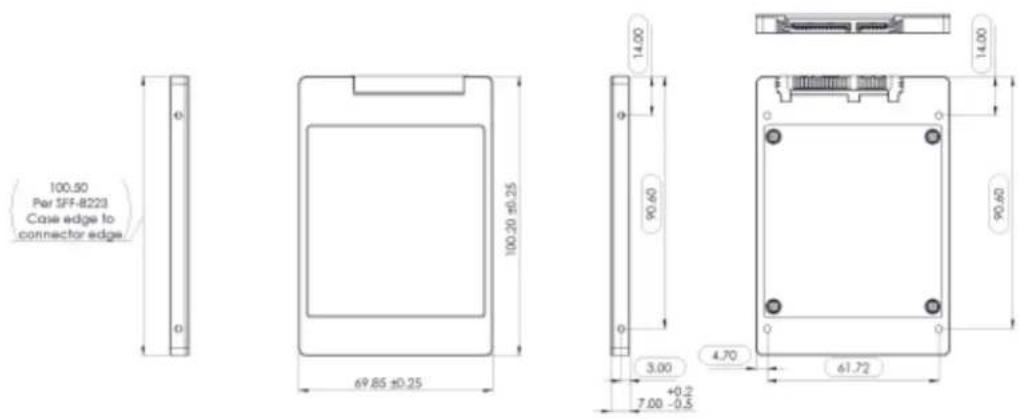 WESTERN DIGITAL Blue WDS250G2B0B - Parameter Specification - 1