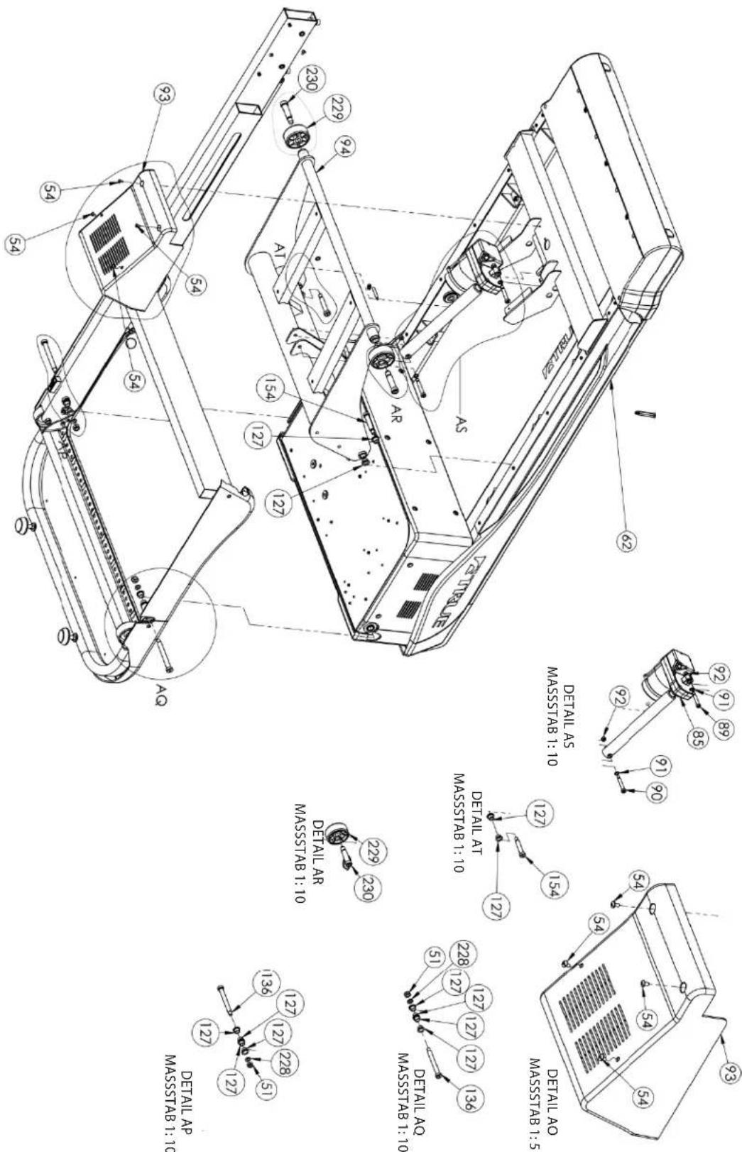 True Alpine Runner Ti1000 - EXPLOSIONSDARSTELLUNG: - 1