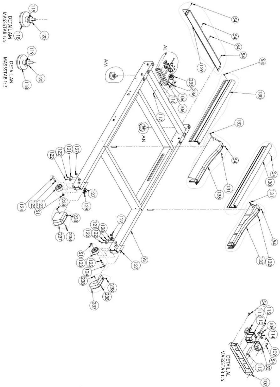 True Alpine Runner Ti1000 - EXPLOSIONSDARSTELLUNG: - 1