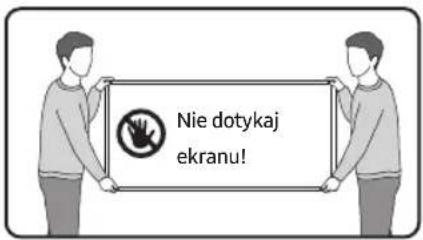 Nie dotykaj ekranu!