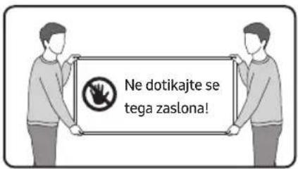 Ne dotikajte se tega zaslona!