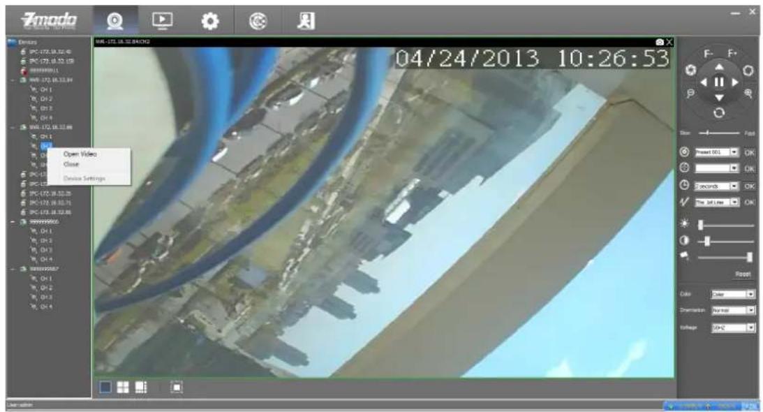 Zmodo ZM-SH721 - Close the video - 2