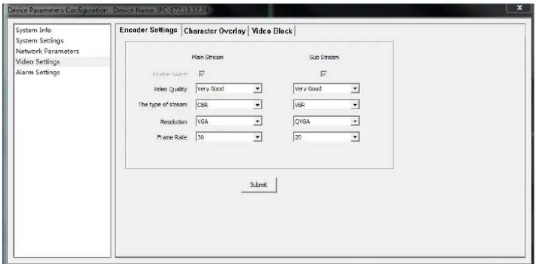 Zmodo ZM-SH721 - Video Settings - 1