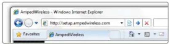 Amped Wireless Athena-EX RE2600M - Open your Web Browser to Access the Web Menu - 1