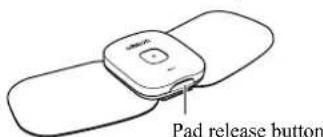 Pad release button