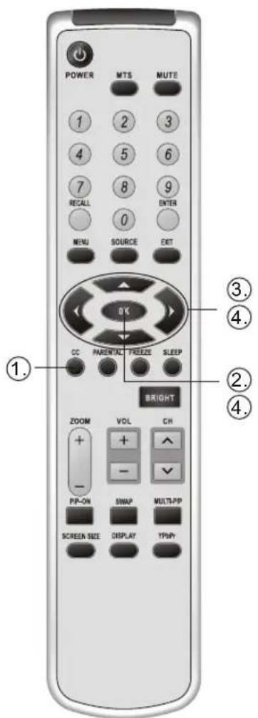 Soyo Onyx DYLTO32D - ■ SETTING CLOSED CAPTIONING - 1