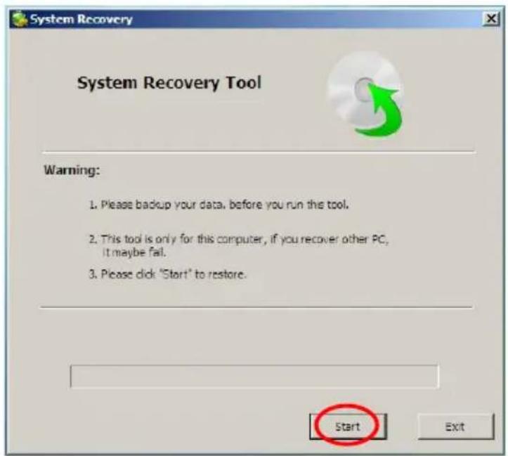 HANNSPREE HANNSbook SN12E23BUP212 - Recovery of Windows 7 System - 3