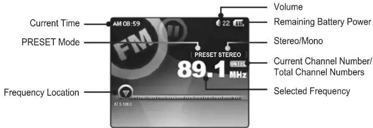 Mpio HD400 - Screen Information - 1