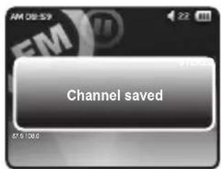 Mpio HD400 - ■ Searching and Saving a Channel - 1