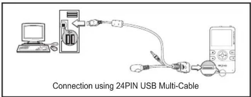Mpio HD400 - Charging while the power is off - 1