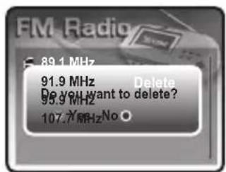 Mpio HD400 - Deleting Channels in Navigation Mode - 1