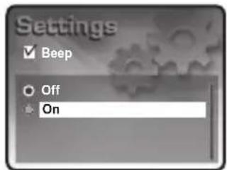Mpio HD400 - Setting Beep - 4