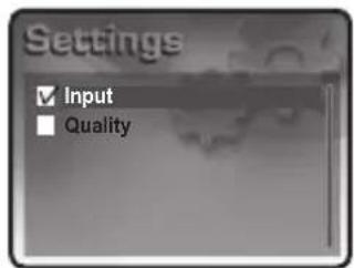 Mpio HD400 - Setting the Input - 1