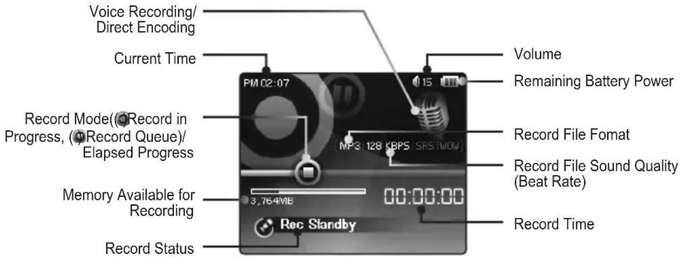 Mpio HD400 - Screen Information - 1