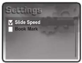 Mpio HD400 - Setting Slide Speed - 1