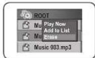 Mpio FG200 - Deleting Files in navigation mode - 1