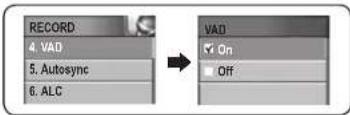 Mpio FG200 - Setting Voice Activity Detector (VAD) - 1