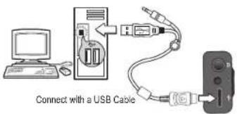 Mpio FG200 - Connecting to a PC with a USB Cable - 1