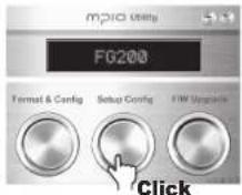 Mpio FG200 - ■ Storing Default Settings - 2