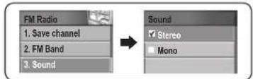 Mpio FG200 - Setting FM Sound - 1