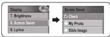 Mpio FG200 - Setting Screen Saver - 1