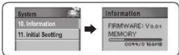 Mpio FG200 - Checking System Information - 1