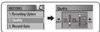 Mpio FG200 - Setting Recording Quality - 1