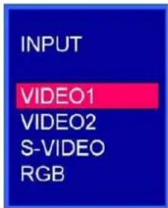 ORION Value 17RTV - Input Select - 1