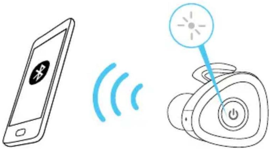 Bem NKD-50 - Pairing your earbuds with a bluetooth device - 1