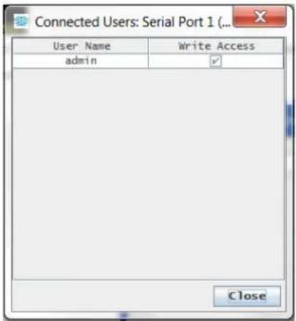 Raritan Dominion SX II - Connected Users - 1